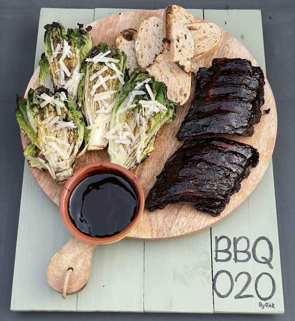 BBQ020 Glazed Whiskey Spareribs